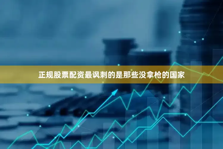 正规股票配资最讽刺的是那些没拿枪的国家